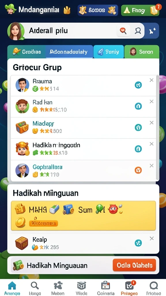 Beragam mode permainan yang menantang.