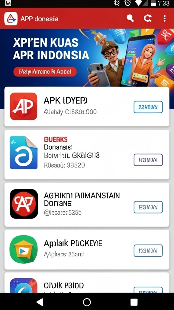 Karakter unik yang dapat dipilih untuk bermain.