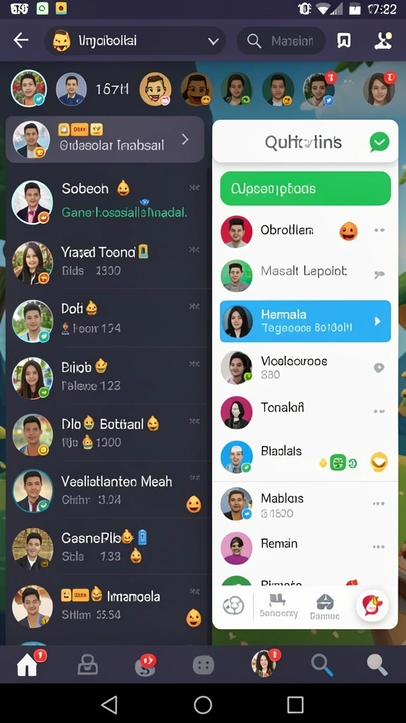 Beragam karakter untuk dipilih.