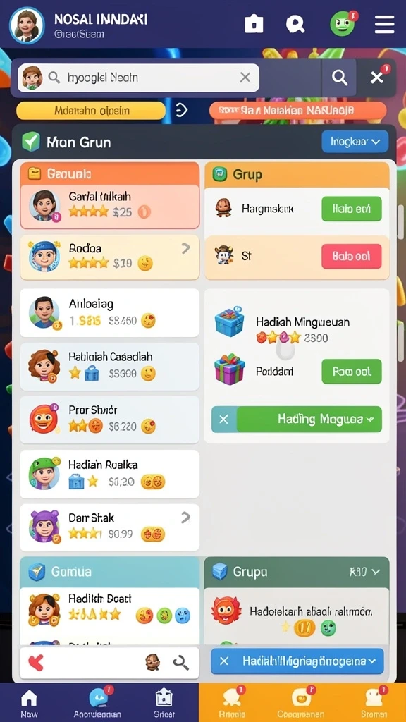 Tampilan antarmuka yang menarik dan mudah dinavigasi.