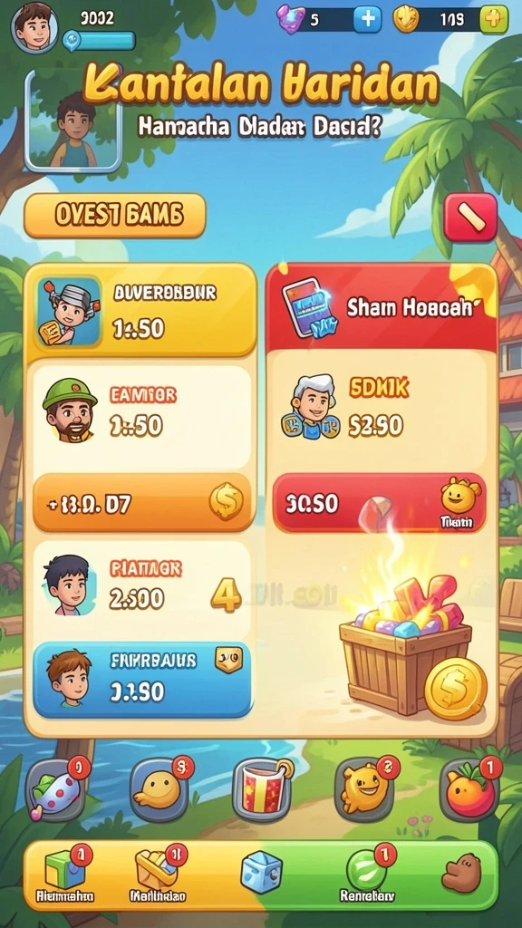 Karakter unik yang bisa dimainkan.