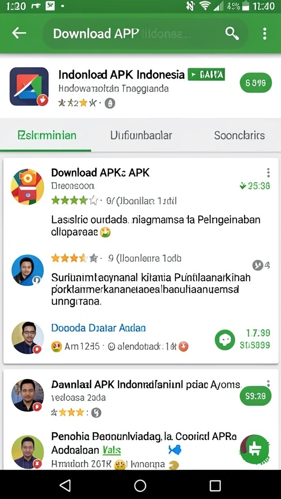 Tampilan menu utama yang intuitif dan menarik.