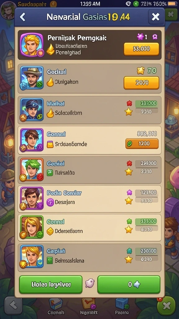 Gameplay yang seru dan menantang.