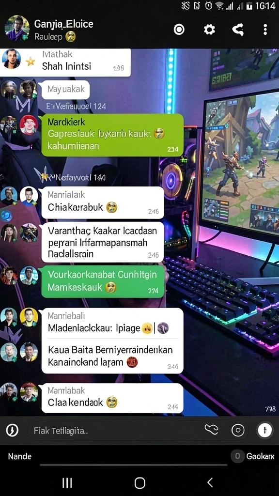 Tampilan utama aplikasi yang menarik dan intuitif.