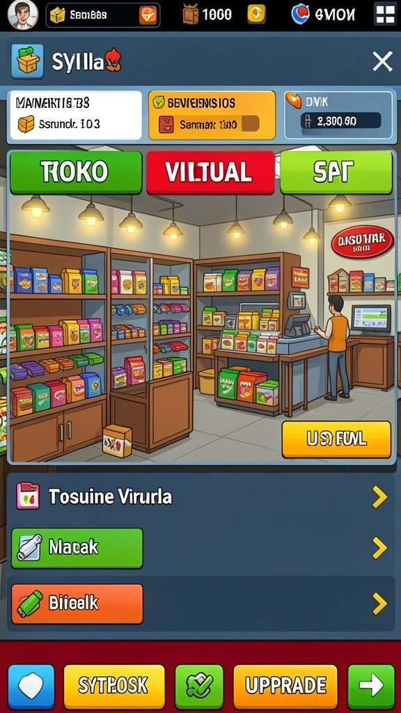Tampilan gameplay yang menantang dan interaktif.