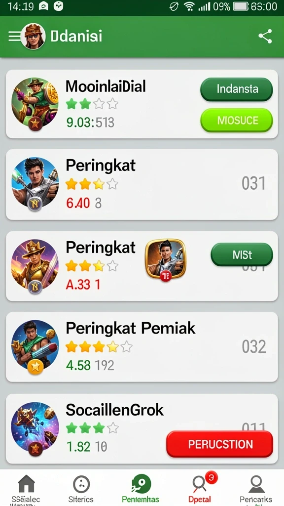 Grafis tingkat tinggi yang memukau mata.