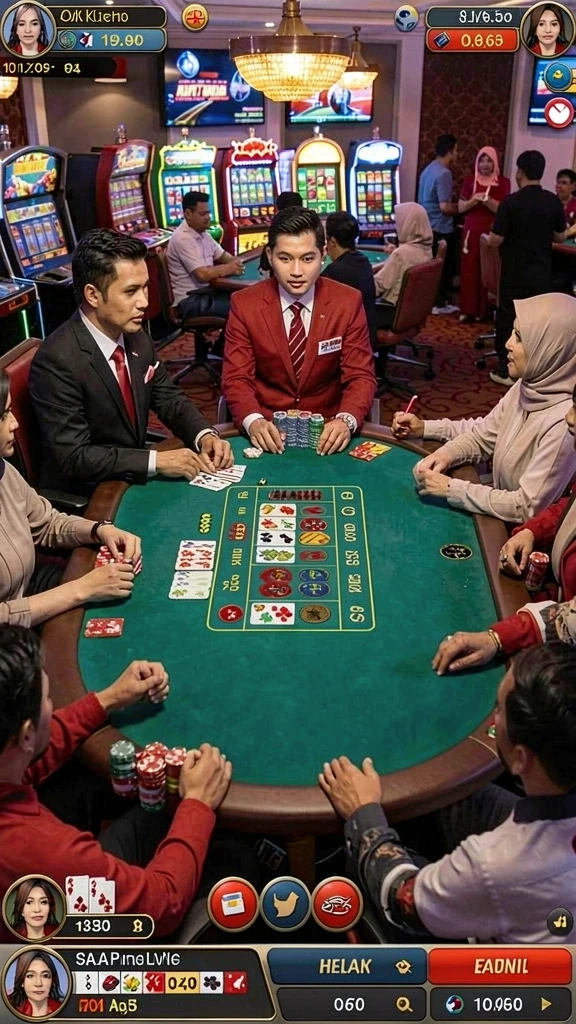 Tangkapan layar ini menunjukkan sistem pengembangan karakter yang mendetail.