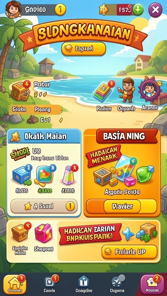 Tampilan antarmuka yang user-friendly.